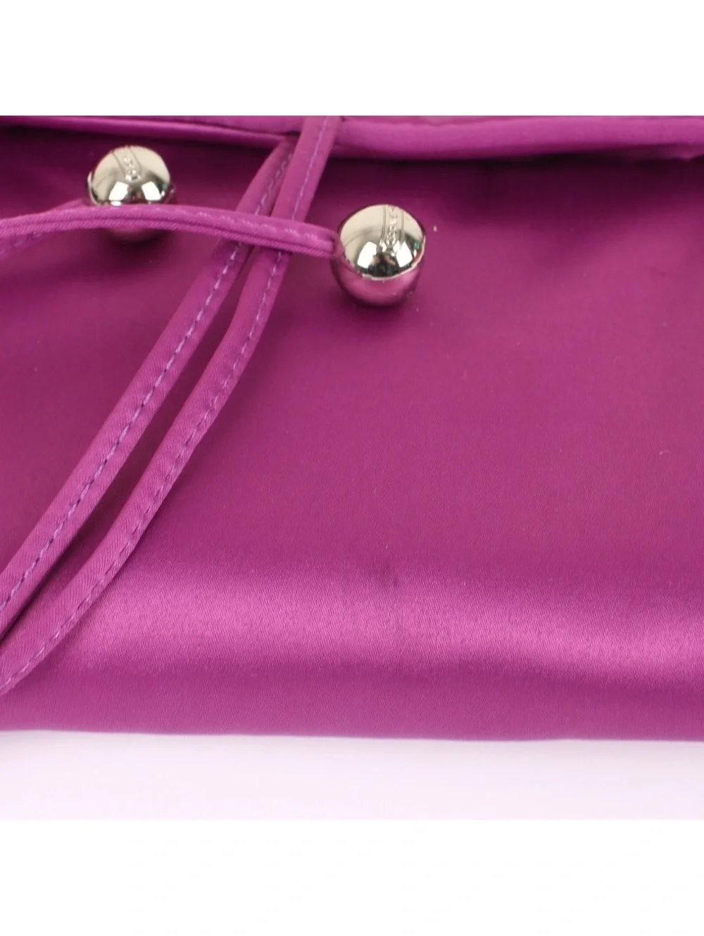 Coach Mulberry Satin Travel Jewelry Roll Organizer Case F66561